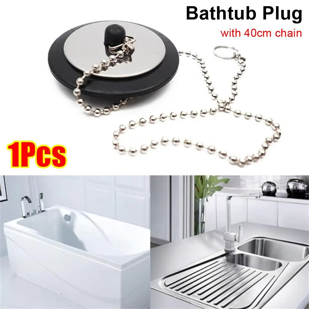 1Pcs New Rubber Tub Stopper Un - огляд і ціна Drain Pipe Clip