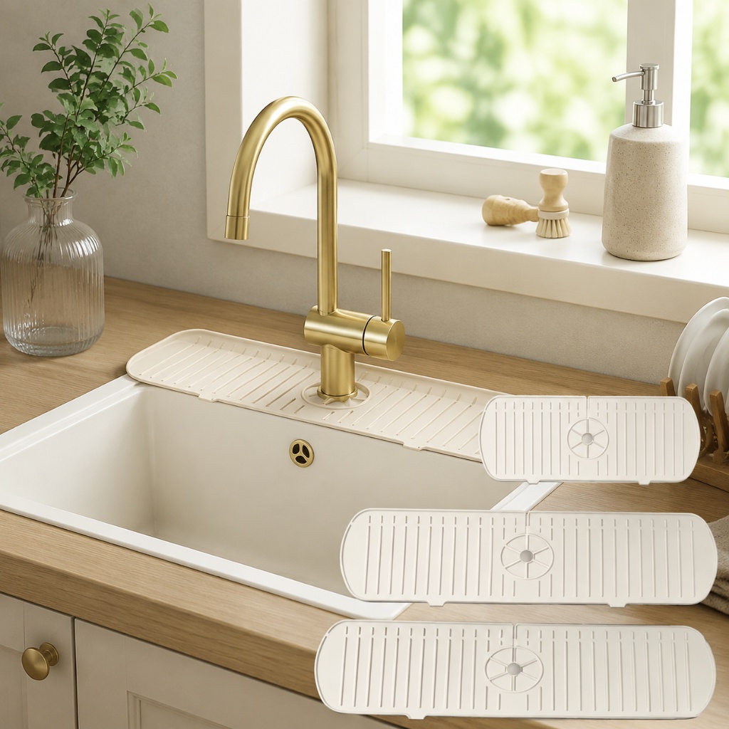 Silicone Faucet Mat Sink Splas - огляд і ціна Silicone Tap Washer