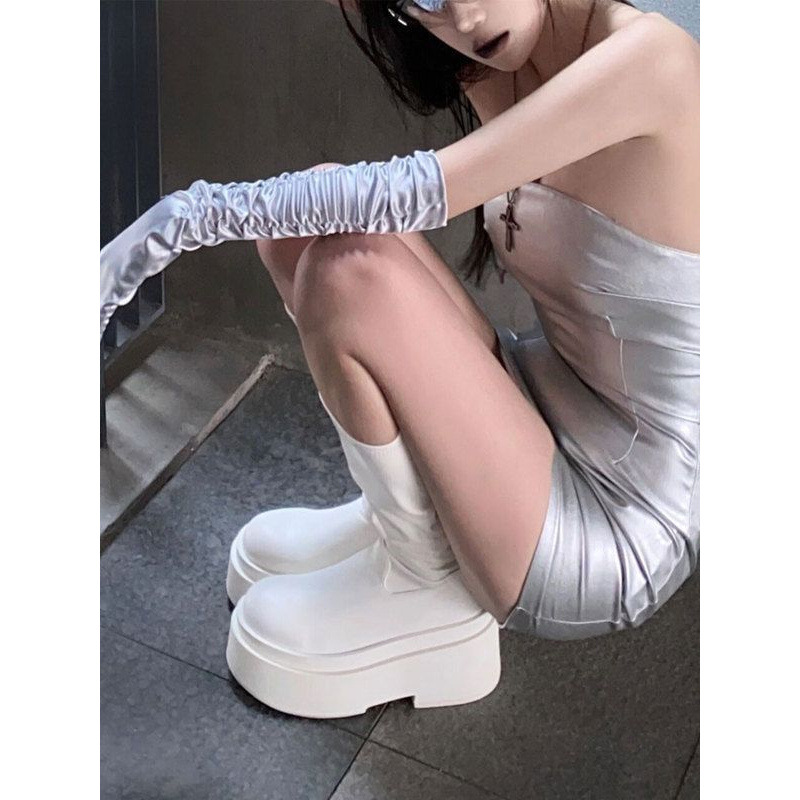 Thick soled long tube boots fo - огляд і ціна Pipe Bending Spring