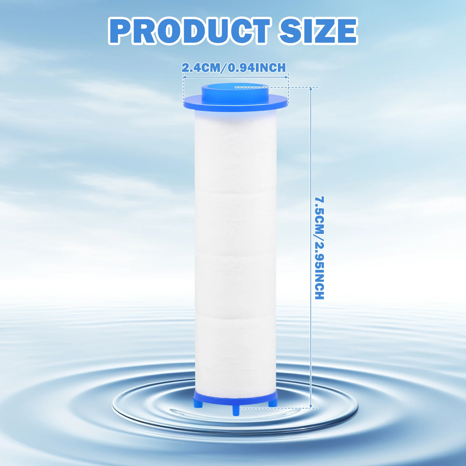 20Pcs Shower Head Filter PP Co - огляд і ціна Shower Valve Cartridge