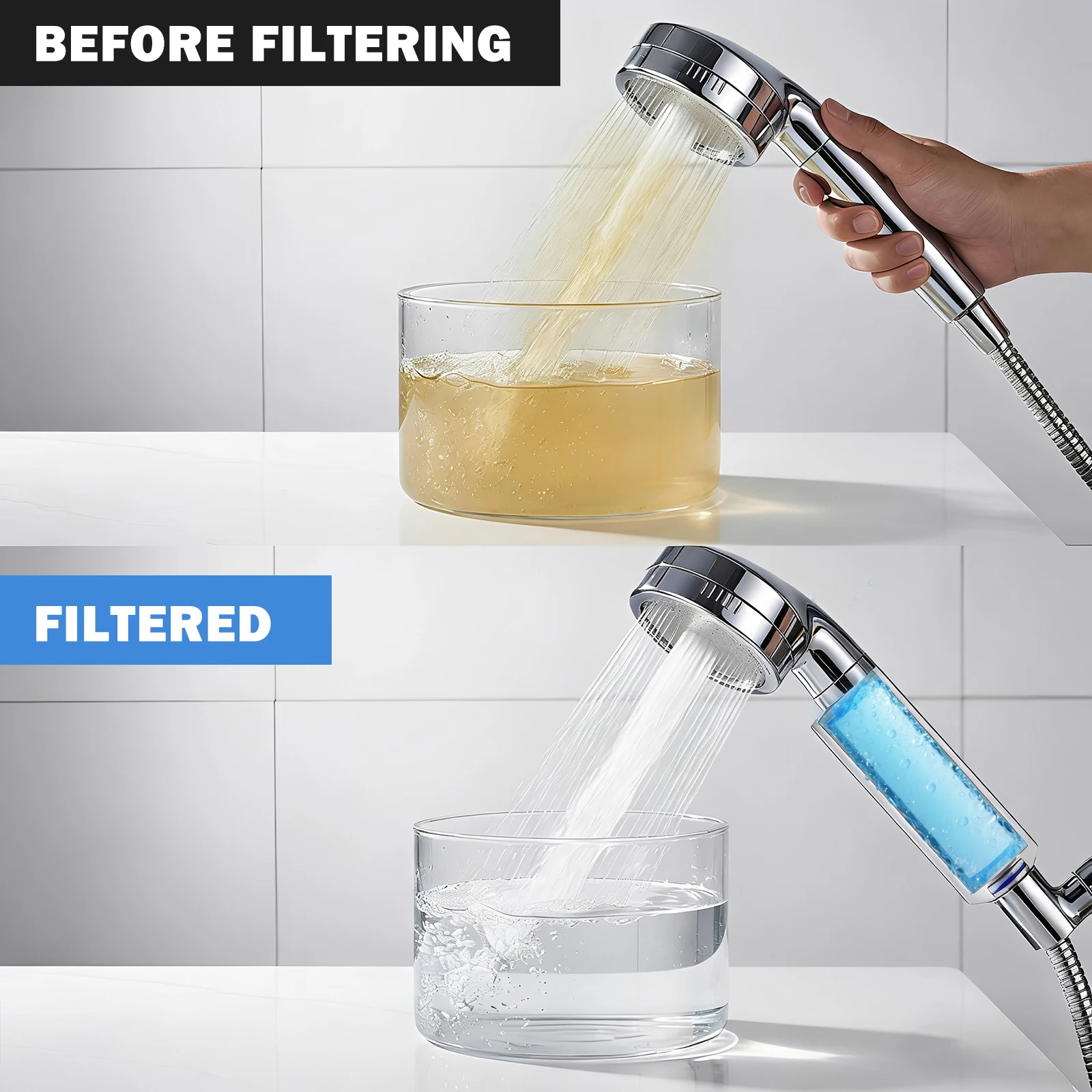 20Pcs Shower Head Filter PP Co - огляд і ціна Shower Valve Cartridge